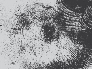 Scratched Grunge Urban Background Texture Vector. Dust Overlay Distress Grainy Grungy Effect. Distressed Backdrop Vector Illustration. Isolated Black on White Background. EPS 10.