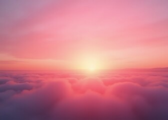 Soft pink sky at sunset creates calm peaceful atmosphere perfect for TikTok and social media visual content creation