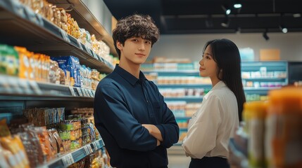 The Couple in Grocery Store