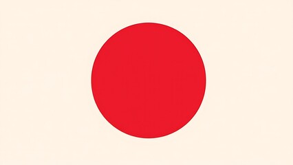The Japanese national flag is a flat vector image with an official red and white color scheme, featuring a red sun symbol.
