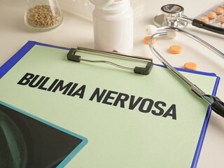 Bulimia Nervosa is shown using the text