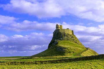 Lindisfarne Castle, in November, 2024.