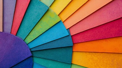Fototapeta premium Colorful Abstract Color Palette Swatch Chart