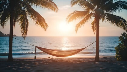 Palm tree on the beach