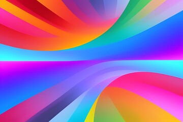 Obraz premium ia generated. abstract colorful background with lines. abstract colorful background. abstract rainbow background