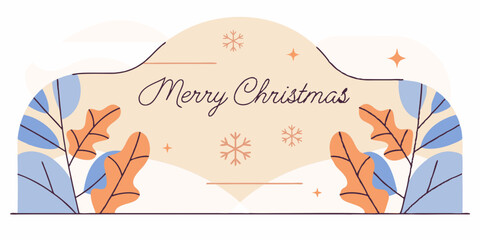 A minimalist card with the caption “Merry Christmas.” 