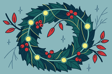 christmas tree with baubles