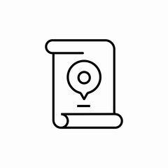 location file icon sign vector