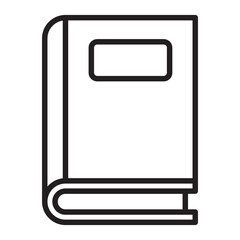 Book line icon.