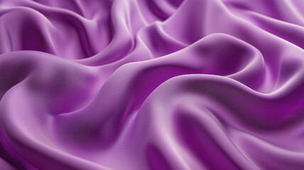 Obraz premium Abstract background of a semitransparent silk fabric of lilac color. Generative AI