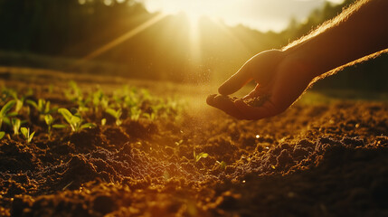 digging in the garden