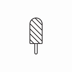 ice cream stick icon sign vector
