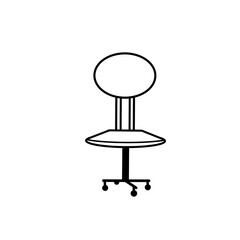 Office chair illustration