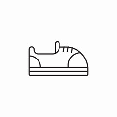 running sneakers icon sign vector