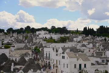 Alberobello seen from above 