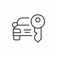 car lock icon sign vector