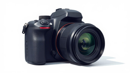 Camera on a white background.