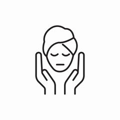 face care icon sign vector