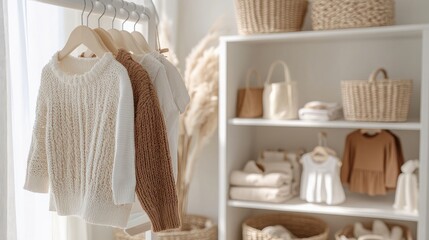 Stylish woman with trendy beige bag on stairs outdoors, closeup