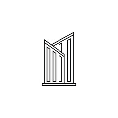 Modern Building Icon Design