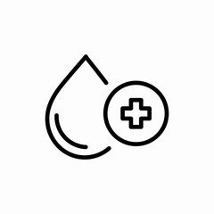 medicine drug drop icon sign vector