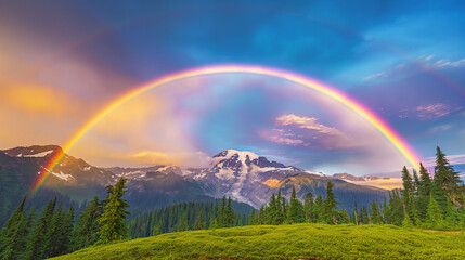 Naklejka premium Mountain