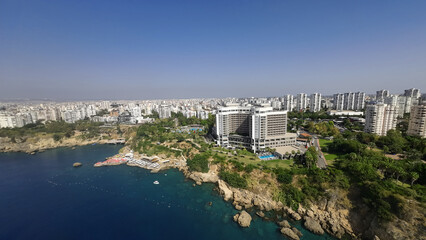 Antalya cliffs, Mediterranean, Antalya city center