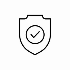 insurance security check icon sign vector