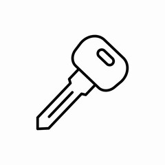 key for key icon sign vector