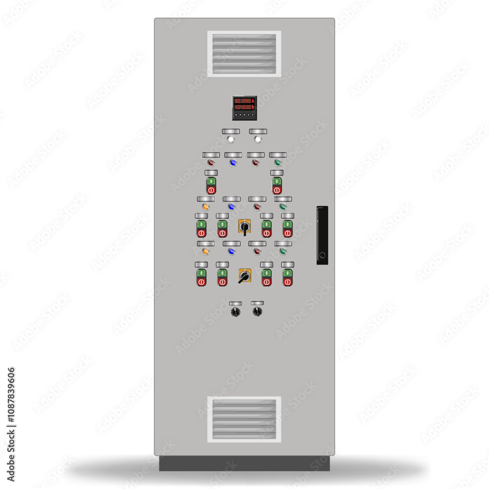 Aufkleber control panel. production control panel and control of computer devices. touchpad.