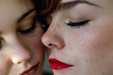 Naklejka premium Portrait of Confident Lesbian Couple