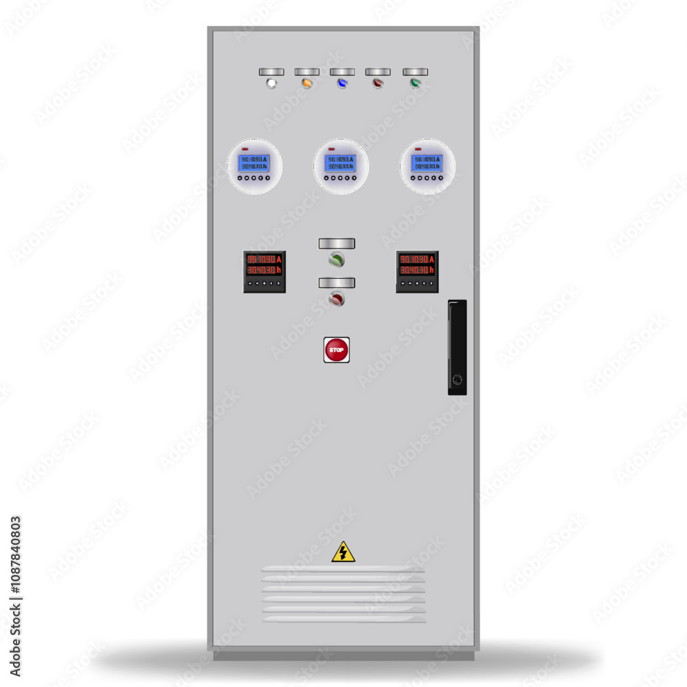 Aufkleber control panel. production control panel and control of computer devices. touchpad.