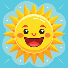 sun with a smile