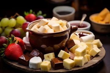 Indulge in Swiss Chocolate Fondue Delights