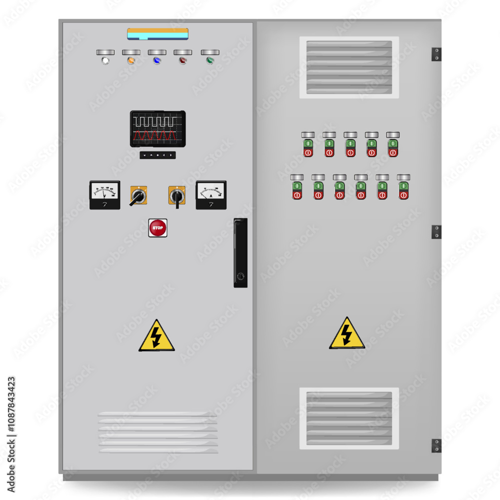 Aufkleber control panel. production control panel and control of computer devices. touchpad.