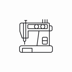 sewing machine icon sign vector