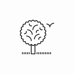 three bird nature icon sign vector