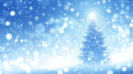 Fototapeta premium Blue Winter Background