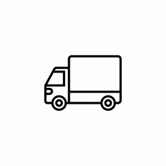 truck lorry icon sign vector
