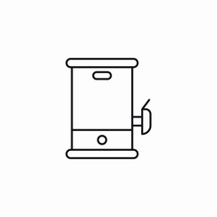 water heater icon sign vector
