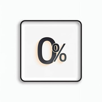 A percentage icon that represents an increase or decrease, icon on white background