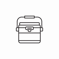 ice bag container icon sign vector