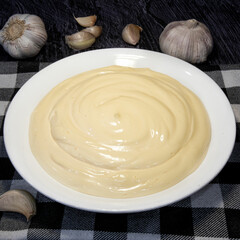 Garlic, mayonnaise