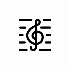 music notes icon sign vector