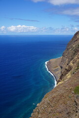 Stunning Coastal Cliff Overlooking the Deep Blue Ocean