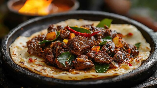 Kerala beef fry indian food