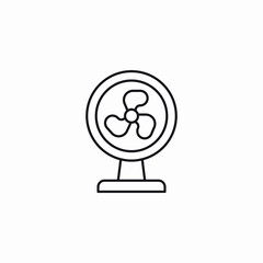 air fan icon sign vector