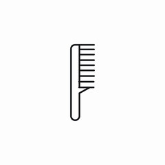 hair comb icon sign vector