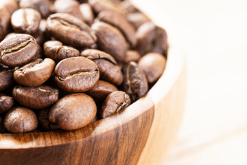 roasted coffee beans, Colombian coffee