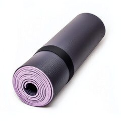Yoga Mat Isolated on White Background